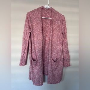 Madewell cardigan salmon color